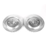 Power Stop 04-07 Cadillac CTS Rear Evolution Drilled & Slotted Rotors - Pair thumbnail 1