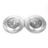 Power Stop 04-07 Cadillac CTS Rear Evolution Drilled & Slotted Rotors - Pair thumbnail 2