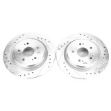 Power Stop 15-19 Acura TLX Rear Evolution Drilled & Slotted Rotors - Pair thumbnail 1