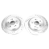 Power Stop 15-19 Acura TLX Rear Evolution Drilled & Slotted Rotors - Pair thumbnail 2