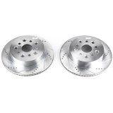 Power Stop 01-06 Lexus LS430 Rear Evolution Drilled & Slotted Rotors - Pair thumbnail 1