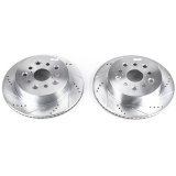 Power Stop 01-06 Lexus LS430 Rear Evolution Drilled & Slotted Rotors - Pair thumbnail 2