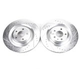 Power Stop 16-18 Audi A7 Quattro Rear Evolution Drilled & Slotted Rotors - Pair thumbnail 1