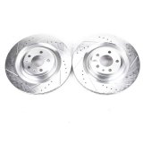Power Stop 16-18 Audi A7 Quattro Rear Evolution Drilled & Slotted Rotors - Pair thumbnail 2