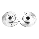 Power Stop 2018 Honda Accord Front Evolution Drilled & Slotted Rotors - Pair thumbnail 1