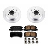 Power Stop 09-15 Mitsubishi Lancer Rear Z17 Evolution Geomet Coated Brake Kit thumbnail 1