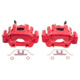 Power Stop 04-10 BMW X3 Rear Red Calipers - Pair thumbnail 1