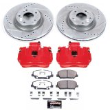Power Stop 10-16 Hyundai Genesis Coupe Front Z26 Street Warrior Brake Kit w/Calipers thumbnail 1