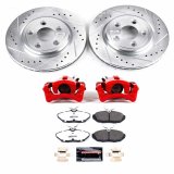 Power Stop 02-05 Ford Thunderbird Rear Z26 Street Warrior Brake Kit w/Calipers thumbnail 1