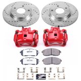 Power Stop 13-18 Nissan Sentra Front Z26 Street Warrior Brake Kit w/Calipers thumbnail 1