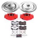 Power Stop 09-13 Infiniti FX50 Rear Z26 Street Warrior Brake Kit w/Calipers thumbnail 1