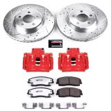 Power Stop 12-19 Chrysler 300 Front Z26 Street Warrior Brake Kit w/Calipers thumbnail 1