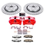 Power Stop 06-09 Cadillac XLR Rear Z26 Street Warrior Brake Kit w/Calipers thumbnail 1