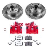 Power Stop 98-01 Audi A4 Rear Z26 Street Warrior Brake Kit w/Calipers thumbnail 9