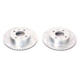Power Stop 03-05 Hyundai Accent Front Evolution Drilled & Slotted Rotors - Pair thumbnail 1