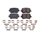 Power Stop 06-09 Audi A3 Rear Z17 Evolution Ceramic Brake Pads w/Hardware thumbnail 1