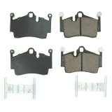 Power Stop 17-18 Porsche 718 Boxster Rear Z17 Evolution Ceramic Brake Pads w/Hardware thumbnail 1