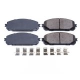 Power Stop 14-20 Jeep Cherokee Front Z17 Evolution Ceramic Brake Pads w/Hardware thumbnail 1