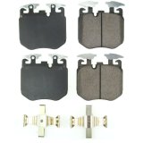 Power Stop 17-19 BMW 540i Front Z17 Evolution Ceramic Brake Pads w/Hardware thumbnail 1