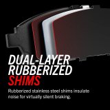 Power Stop 17-19 Audi A4 Rear Z17 Evolution Ceramic Brake Pads w/Hardware thumbnail 4