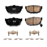 Power Stop 94-06 Hyundai Elantra Rear Z17 Evolution Ceramic Brake Pads w/Hardware thumbnail 7