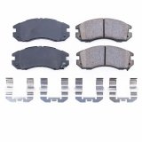 Power Stop 93-96 Subaru Impreza Front Z17 Evolution Ceramic Brake Pads w/Hardware thumbnail 2