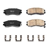 Power Stop 95-05 Chrysler Sebring Front Z17 Evolution Ceramic Brake Pads w/Hardware thumbnail 6