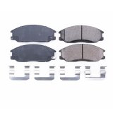 Power Stop 01-06 Hyundai Santa Fe Front Z17 Evolution Ceramic Brake Pads w/Hardware thumbnail 6