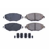 Power Stop 02-08 Jaguar X-Type Front Z17 Evolution Ceramic Brake Pads w/Hardware thumbnail 1