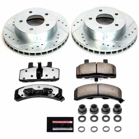 Power Stop 90-02 Chevrolet Astro Front Z36 Truck & Tow Brake Kit