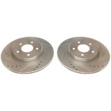 Power Stop 19-20 Infiniti QX50 Rear Evolution Drilled & Slotted Rotors - Pair thumbnail 1