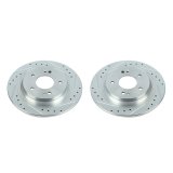 Power Stop 18-20 Hyundai Kona Rear Evolution Drilled & Slotted Rotors - Pair thumbnail 1
