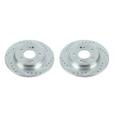 Power Stop 18-20 Hyundai Kona Rear Evolution Drilled & Slotted Rotors - Pair thumbnail 2