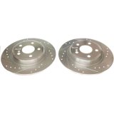 Power Stop 17-19 Infiniti QX30 Rear Evolution Drilled & Slotted Rotors - Pair thumbnail 2
