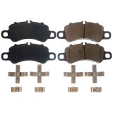 Power Stop 17-18 Porsche 718 Boxster Front Z17 Evolution Ceramic Brake Pads w/Hardware thumbnail 1