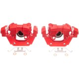 Power Stop 10-15 BMW 550i GT Rear Red Calipers - Pair thumbnail 2