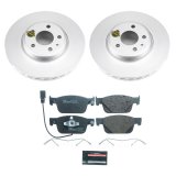 Power Stop 17-19 Audi A4 Front Euro-Stop Brake Kit thumbnail 1