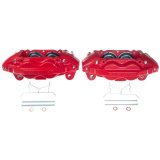 Power Stop 16-21 Toyota Sequoia Front Red Calipers - Pair thumbnail 2