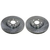 Power Stop 20-21 Chevrolet Corvette Front Evolution Drilled & Slotted Rotor - Pair thumbnail 1