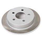 PowerStop Coated Hat and Edge Rotors AR8258SCR Brake Rotor, Rotor, Solid Surface, Iron, Gray/Silver Coated, 10.94 in. O.D., Rear, Buick, Chevrolet, Oldsmobile, Pontiac, Each thumbnail 1