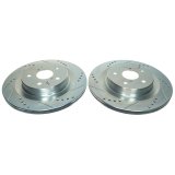Power Stop 21-22 Toyota Sienna Rear Drilled & Slotted Rotor (Pair) thumbnail 1