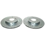 Power Stop 2021 Kia Sorento Rear Drilled & Slotted Rotor (Pair) thumbnail 1