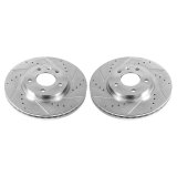 Power Stop 21-22 Chevrolet Trailblazer Rear Drilled & Slotted Rotor (Pair) thumbnail 1