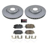 Power Stop 2021 Nissan Rogue Front & Rear Z17 Coated Brake Kit thumbnail 7