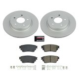 Power Stop 2021 Nissan Rogue Front & Rear Z17 Coated Brake Kit thumbnail 8