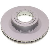 PowerStop Evolution GEOMET Coated Rotors JBR1727EVC Brake Rotor, Coated, Solid Surface, Iron, Geomet Coated, 14.30 in. O.D., Front, Chevrolet, GMC, Isuzu, Each thumbnail 1