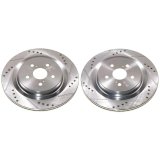 Power Stop 20-23 Toyota Highlander Rear Drilled & Slotted Rotor (Pair) thumbnail 1