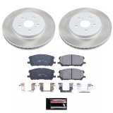 Power Stop 06-07 Toyota Highlander Front Semi-Coated Rotor Kit thumbnail 1