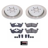 PowerStop Z17 Evolution Plus Semi-Coated Rotor Brake Kits for 2007-2009 EXPEDITION, NAVIGATOR - SC4682 and Pad Combo, Semi-Coated, Front, Solid Surface Rotors, 13.78 in. O.D., Ceramic Pads, Ford, Lincoln, Kit thumbnail 1