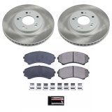 Power Stop 10-11 Mitsubishi Endeavor Front Semi-Coated Rotor Kit thumbnail 1